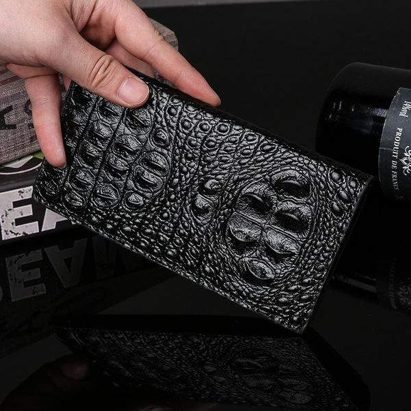 wallets man's wallet alligators skull long purse portafoglio uomo business clutch made of patent leather fashion 2021 pocket men, Red;black
wallets man's wallet alligators skull long purse portafoglio uomo business clutch made of patent leather fashion 2021 pocket men, Red;black