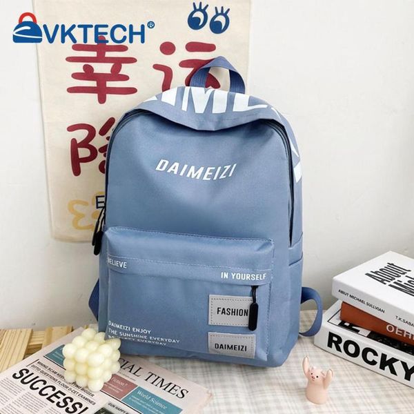 backpack casual letters preppy style solid color bag large capacity street travel college student school bags
backpack casual letters preppy style solid color bag large capacity street travel college student school bags