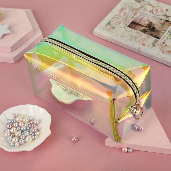 cosmetic bags & cases tpu colorful laser transparent make-up bag hand in with zipper travel stereo wash make up
cosmetic bags & cases tpu colorful laser transparent make-up bag hand in with zipper travel stereo wash make up