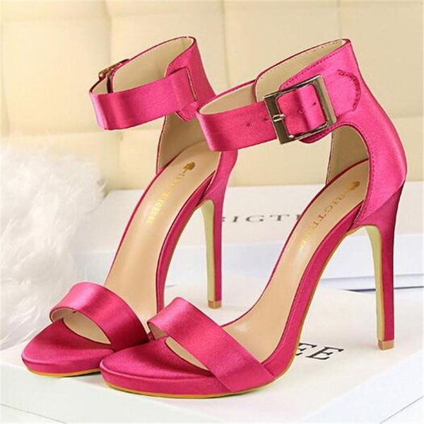 sandals 2021 summer woman ankle strap fashion open toe silk buckle 11.5cm thin high heels shoes female dress stilettos, Black
sandals 2021 summer woman ankle strap fashion open toe silk buckle 11.5cm thin high heels shoes female dress stilettos, Black
