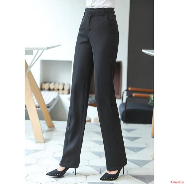 women's pants & capris 5xl 2021 formal elegant retro plain solid high waist chic trousers long loose ol work plus size clothing, Black;white
women's pants & capris 5xl 2021 formal elegant retro plain solid high waist chic trousers long loose ol work plus size clothing, Black;white