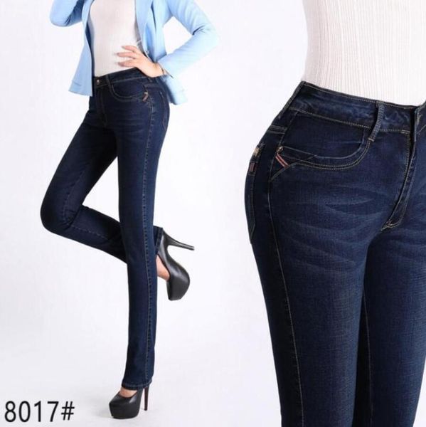 women's jeans women jean slim femme pantalona spring straight high waist ladies plus size denim clothing cotton pants, Blue
women's jeans women jean slim femme pantalona spring straight high waist ladies plus size denim clothing cotton pants, Blue
