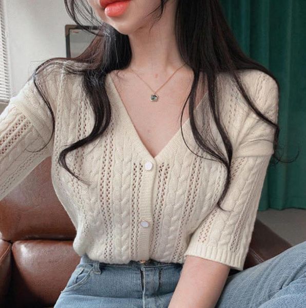 women's blouses & shirts women blouse shirt 2021 casual short sleeve solid knitted lady slim bottoming female button pullover, White
women's blouses & shirts women blouse shirt 2021 casual short sleeve solid knitted lady slim bottoming female button pullover, White