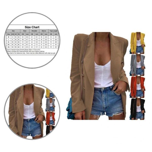 women's suits & blazers right-ankle shoulder turn-down collar loose women blazer for dating, White;black
women's suits & blazers right-ankle shoulder turn-down collar loose women blazer for dating, White;black