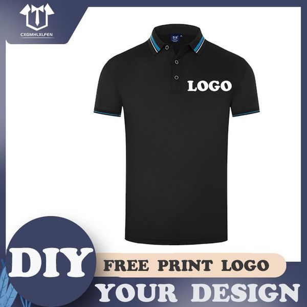 men's polos 8-color shirt summer casual customization lapel short sleeve printing diy brand text, White;black
men's polos 8-color shirt summer casual customization lapel short sleeve printing diy brand text, White;black