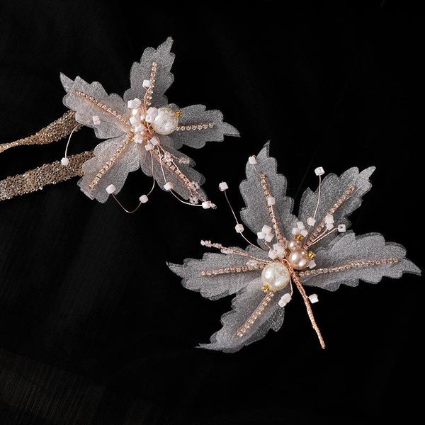 earrings & necklace head clips jewelry set with and korean pearl spun flowers wedding bridal hairpins woven crystal accessories, Silver
earrings & necklace head clips jewelry set with and korean pearl spun flowers wedding bridal hairpins woven crystal accessories, Silver