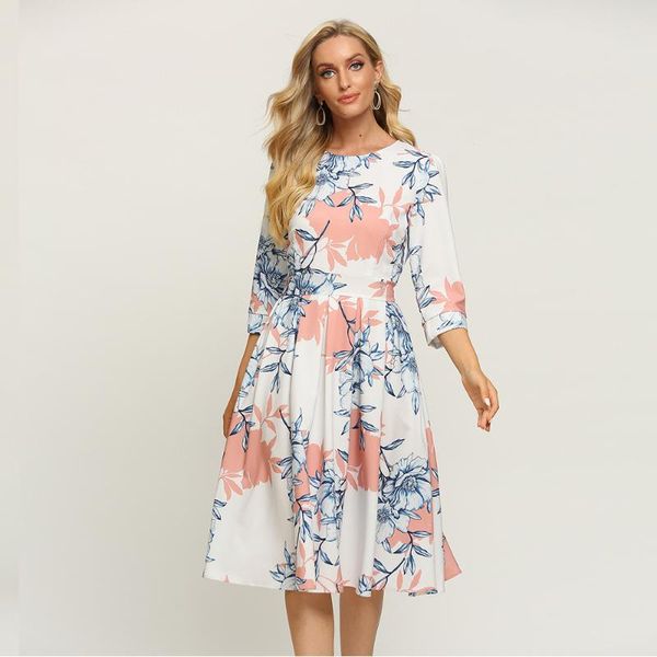 casual dresses donsignet women dress autumn 2021 printed three quarter sleeve bohemian o-neck midi woman vestido feminino, Black;gray
casual dresses donsignet women dress autumn 2021 printed three quarter sleeve bohemian o-neck midi woman vestido feminino, Black;gray
