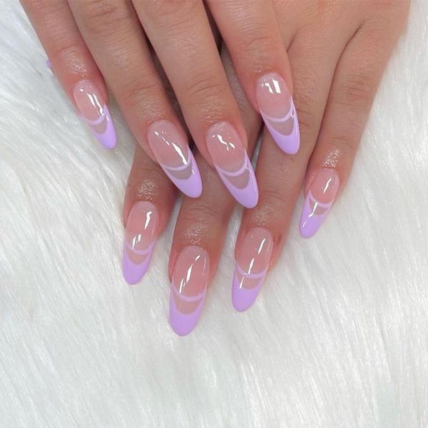 nail gel 24pcs lavender nails patch glue type long paragraph removable fashion manicure false, Red;pink
nail gel 24pcs lavender nails patch glue type long paragraph removable fashion manicure false, Red;pink
