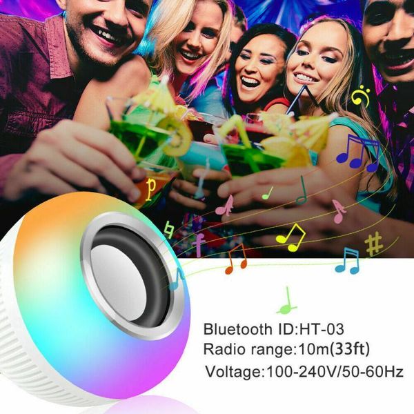 smart home control 2021 e27 wireless bluetooth led light speaker bulb rgb 12w music playing lamp remote lighting accessories
smart home control 2021 e27 wireless bluetooth led light speaker bulb rgb 12w music playing lamp remote lighting accessories
