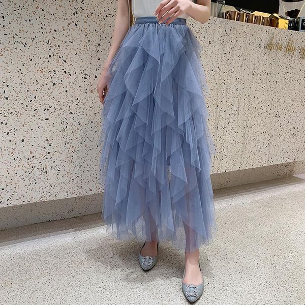 skirts u-swear 2021 arrival fashion women tulle skirt pleasted irregular ankle-length vestidos female sweet elegant solid, Black
skirts u-swear 2021 arrival fashion women tulle skirt pleasted irregular ankle-length vestidos female sweet elegant solid, Black