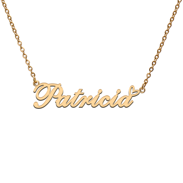 charms god with love heart personalized character necklace name patricia for friend jewelry gift, Bronze;silver
charms god with love heart personalized character necklace name patricia for friend jewelry gift, Bronze;silver