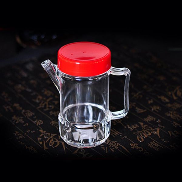 storage bottles & jars acrylic oil dispenser plastic red lid pot oiler sauce pourer vinegar bottle kitchen supplies (450ml)
storage bottles & jars acrylic oil dispenser plastic red lid pot oiler sauce pourer vinegar bottle kitchen supplies (450ml)