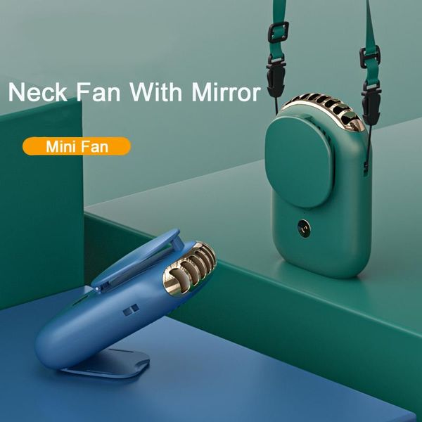 electric fans mini neck fan with make up mirror usb rechargeable 2000ma small portable silent for outdoor sports office desktop
electric fans mini neck fan with make up mirror usb rechargeable 2000ma small portable silent for outdoor sports office desktop