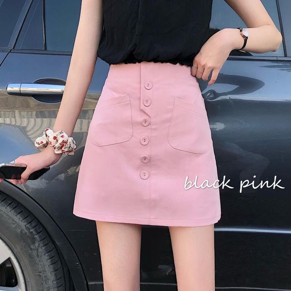 skirts korean cargo solid women summer high waist plus size mini ladies fashion buttons a-line skirt jupe femme, Black
skirts korean cargo solid women summer high waist plus size mini ladies fashion buttons a-line skirt jupe femme, Black