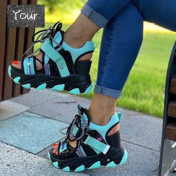 dress shoes 2021 lady platform chunky sandals lace up buckle punk cool women's open toe casual summer woman, Black
dress shoes 2021 lady platform chunky sandals lace up buckle punk cool women's open toe casual summer woman, Black