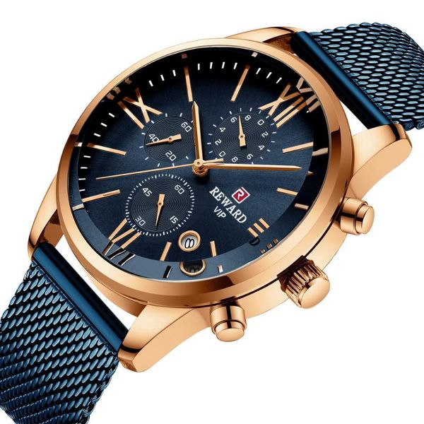 wristwatches reward brand mens luminous watches stainless steel chronograph sport quartz watch men casual waterproof luxury analog wrist, Slivery;brown
wristwatches reward brand mens luminous watches stainless steel chronograph sport quartz watch men casual waterproof luxury analog wrist, Slivery;brown