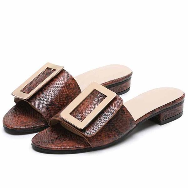 summer shoes for women bohemian casual open toe low-heeled slippers women's fashion metal square buckle qq10, Black
summer shoes for women bohemian casual open toe low-heeled slippers women's fashion metal square buckle qq10, Black