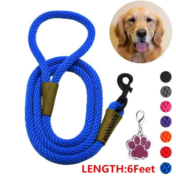 solid dog leash rope nylon medium large dogs leashes long heavy duty puppy walking hiking lead ropes for pet supplies collars &
solid dog leash rope nylon medium large dogs leashes long heavy duty puppy walking hiking lead ropes for pet supplies collars &