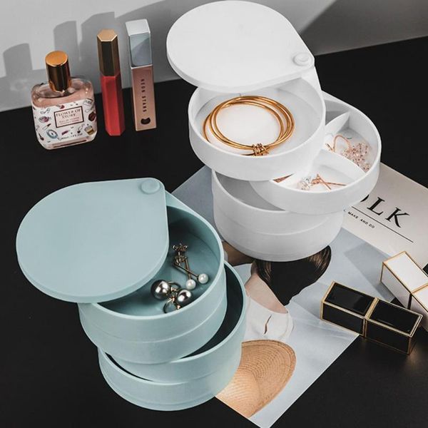 storage drawers jewelry organizer 4-layer women rotatable box with tray and lid waterproof plastic earring holder for necklaces
storage drawers jewelry organizer 4-layer women rotatable box with tray and lid waterproof plastic earring holder for necklaces