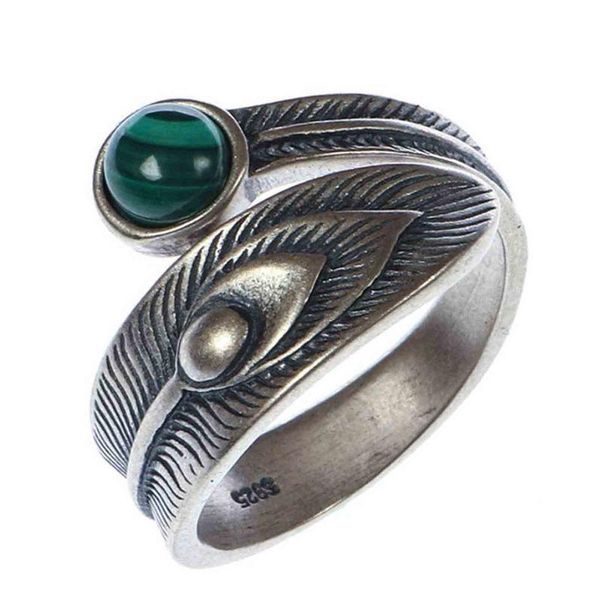 wedding rings silver color retro malachite feather open stacking for women men couple punk&elegant fashion bijoux, Slivery;golden
wedding rings silver color retro malachite feather open stacking for women men couple punk&elegant fashion bijoux, Slivery;golden
