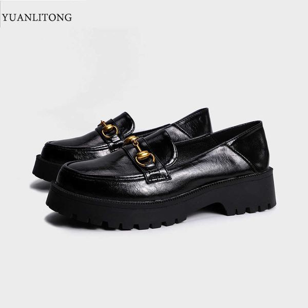 huidong yuanlitong 2021 fashion daily wear thick soled leather sho women's korean version low two small, Black
huidong yuanlitong 2021 fashion daily wear thick soled leather sho women's korean version low two small, Black