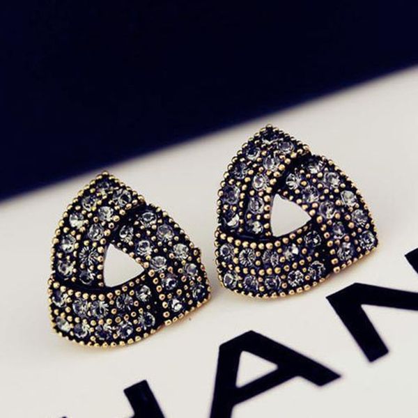 a18011 luxury earrings fashion full diamond irregular triangle personality earrings, Golden
a18011 luxury earrings fashion full diamond irregular triangle personality earrings, Golden