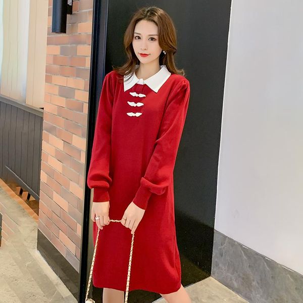 maternity dresses pregnant women sweet autumn/winter fashion dress long chinese, White
maternity dresses pregnant women sweet autumn/winter fashion dress long chinese, White