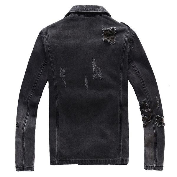 men's jackets zippers black denim jean biker jacket for motorcycle vintage epaulet holes ripped distressed coat 8o4y, Black;brown
men's jackets zippers black denim jean biker jacket for motorcycle vintage epaulet holes ripped distressed coat 8o4y, Black;brown