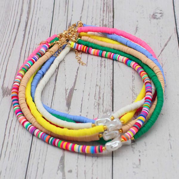 chokers natural fresh water baroque irregular pearl necklace color soft polymer clay beads choker beach femme jewelry gift, Golden;silver
chokers natural fresh water baroque irregular pearl necklace color soft polymer clay beads choker beach femme jewelry gift, Golden;silver