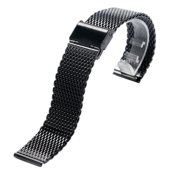 watch bands black stainless steel bracelet strap mesh replacement band 20mm 22mm gd0143, Black;brown
watch bands black stainless steel bracelet strap mesh replacement band 20mm 22mm gd0143, Black;brown