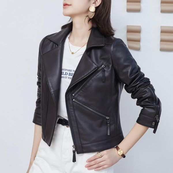 women's leather & faux ailegogo women streetwear autumn motorcycle biker zipper jacket punk style outwear black lapel soft pu coat
women's leather & faux ailegogo women streetwear autumn motorcycle biker zipper jacket punk style outwear black lapel soft pu coat