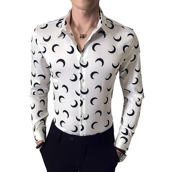spring and autumn white men long sleeve floral shirt casual fashion male slim fit black camisa s l xl xxl xxxl men's shirts, White;black
spring and autumn white men long sleeve floral shirt casual fashion male slim fit black camisa s l xl xxl xxxl men's shirts, White;black