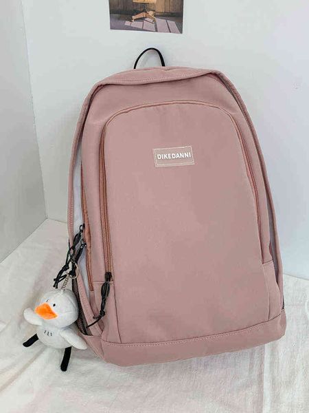 women nylon backpack female student college school bag girl lapbackpack lady fashion book bags solid color shoulder bags y1105
women nylon backpack female student college school bag girl lapbackpack lady fashion book bags solid color shoulder bags y1105