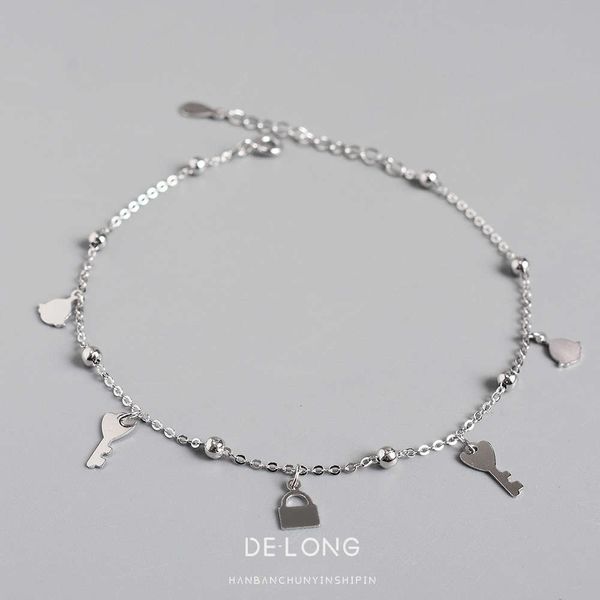 personality minimalist windbell s925 silver chic korean temperament women's beach anklet fashion jewelry, Red;blue
personality minimalist windbell s925 silver chic korean temperament women's beach anklet fashion jewelry, Red;blue