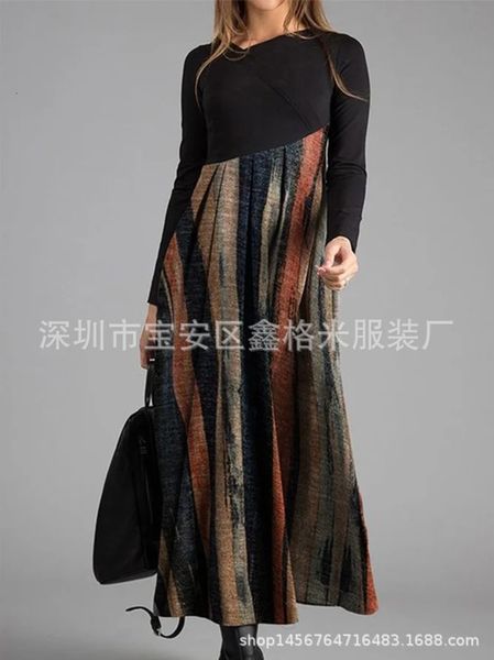 spring pleated long style long sleeve printed, White;black
spring pleated long style long sleeve printed, White;black
