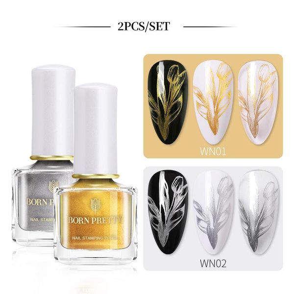 nail polish born pretty 2pcs set gold sliver black stamping kit for plate diy art image printing varnish
nail polish born pretty 2pcs set gold sliver black stamping kit for plate diy art image printing varnish