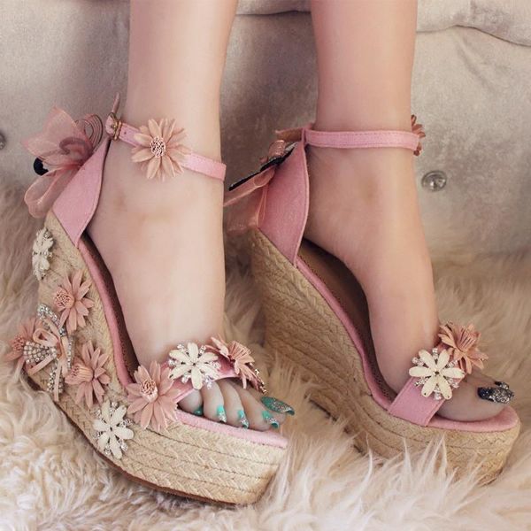 dress shoes handmade straw braided hate sky high word flower bow female sandals pink tender rhinestone women, Black
dress shoes handmade straw braided hate sky high word flower bow female sandals pink tender rhinestone women, Black