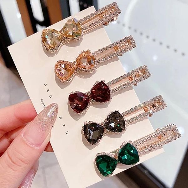 hair clips & barrettes women's hairpin zircon girl's ornament lovely sweet bow crystal duckbill clip korean female fashion, Golden;silver
hair clips & barrettes women's hairpin zircon girl's ornament lovely sweet bow crystal duckbill clip korean female fashion, Golden;silver