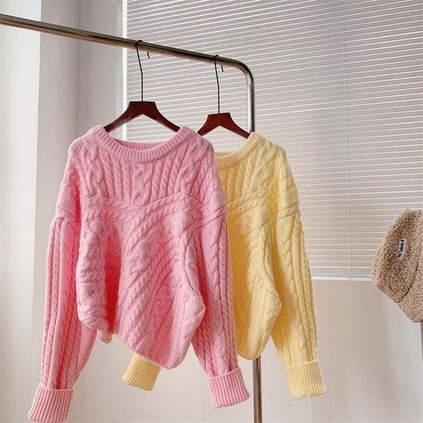 women's sweaters ebaihui cropped sweater irregular solid color twist knitted pullover leisure baggy o-neck sweet autumn winter dress 20, White;black
women's sweaters ebaihui cropped sweater irregular solid color twist knitted pullover leisure baggy o-neck sweet autumn winter dress 20, White;black