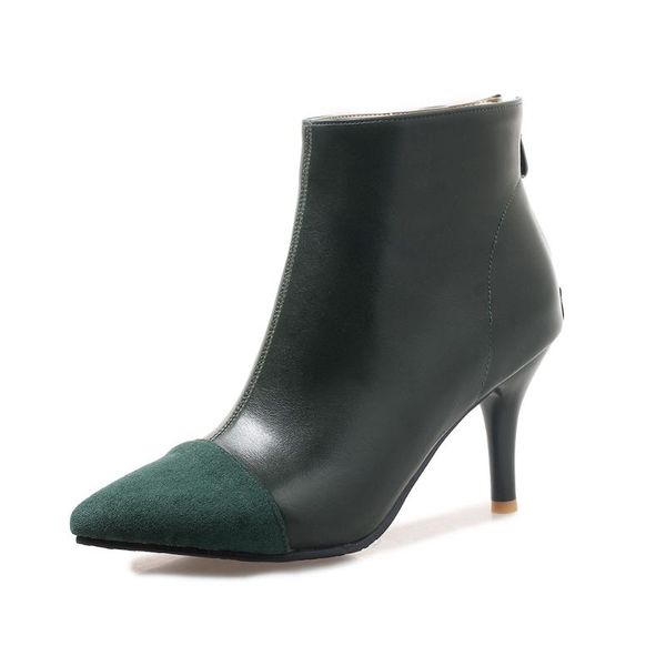 boots fanyuan stiletto woman spring autumn pointed toe high heel lady ankle female street botas size 30-48, Black
boots fanyuan stiletto woman spring autumn pointed toe high heel lady ankle female street botas size 30-48, Black