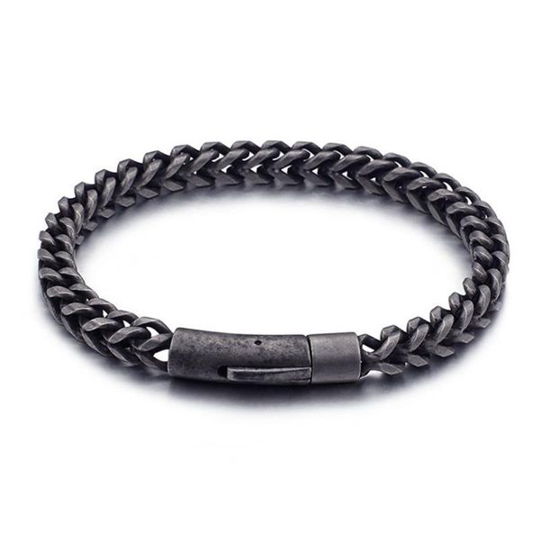 link, chain retro brushed black stainless steel bike link bracelets for men biker matte hand wrist wrap jewelry
link, chain retro brushed black stainless steel bike link bracelets for men biker matte hand wrist wrap jewelry