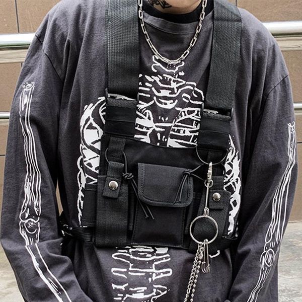 functional tactical chest rig bag men hip hop techwear streetwear cool sling package military soulder waist casual canvas pack school bags
functional tactical chest rig bag men hip hop techwear streetwear cool sling package military soulder waist casual canvas pack school bags