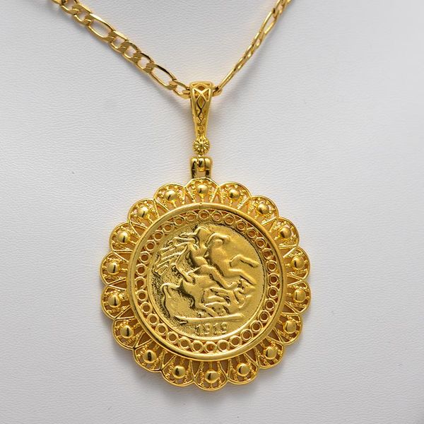 pendant necklaces annayoyo 24k united kingdom george v coins necklace jewerly for man women british commemorative badge jewelry gift, Silver
pendant necklaces annayoyo 24k united kingdom george v coins necklace jewerly for man women british commemorative badge jewelry gift, Silver