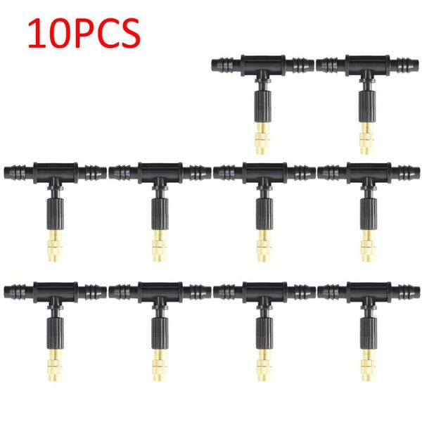 watering equipments 10pcs copper misting nozzle 1/4'' barb tee connector adjustable brass mist spray atomizer garden
watering equipments 10pcs copper misting nozzle 1/4'' barb tee connector adjustable brass mist spray atomizer garden