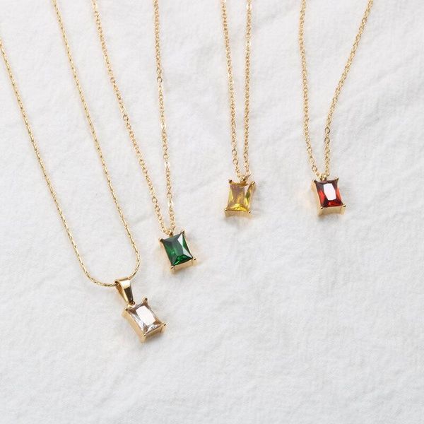 pendant necklaces stainless steel geometric designer's simple square gold necklace gifts women 2021 fashion steampunk chain on the neck, Silver
pendant necklaces stainless steel geometric designer's simple square gold necklace gifts women 2021 fashion steampunk chain on the neck, Silver