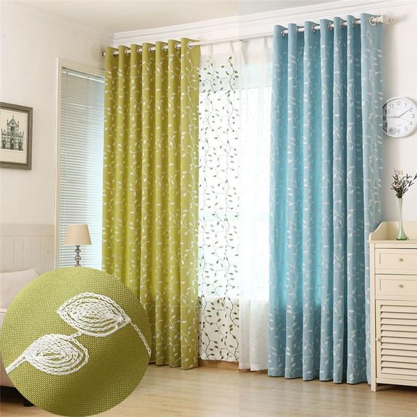 curtain & drapes charming embroidery leaf bedroom curtains cotton and polyester fabric living room window door panels blue green kitchen val
curtain & drapes charming embroidery leaf bedroom curtains cotton and polyester fabric living room window door panels blue green kitchen val
