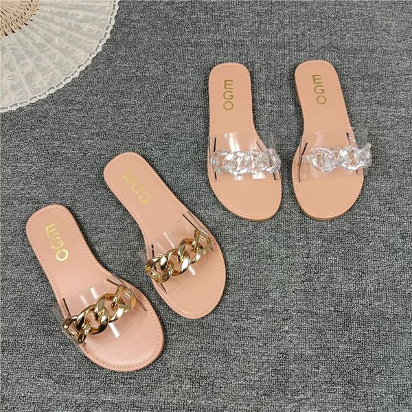 slippers shoes ladies' luxury slides transparent heel big size soft designer flat casual basic pvc rubber pu chain leisure, Black
slippers shoes ladies' luxury slides transparent heel big size soft designer flat casual basic pvc rubber pu chain leisure, Black