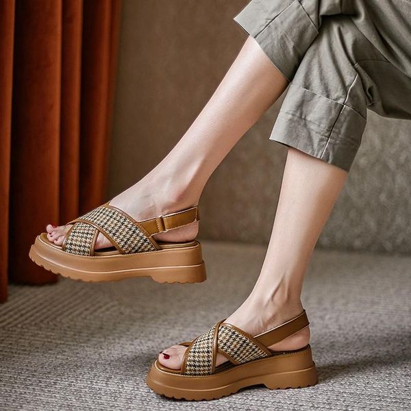 scotland vintage open toes sheepskin women sandals houndstooth flat platform casual shoes female summer fashion size 34-42 dress, Black
scotland vintage open toes sheepskin women sandals houndstooth flat platform casual shoes female summer fashion size 34-42 dress, Black