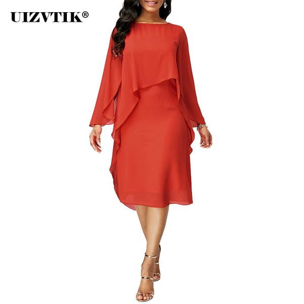 casual dresses woman dress 2021 spring slim red ruffles office chiffon women winter long sleeve vintage party, Black;gray
casual dresses woman dress 2021 spring slim red ruffles office chiffon women winter long sleeve vintage party, Black;gray