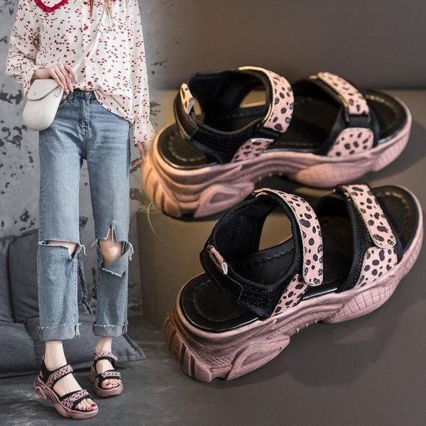sandals sports women's korean version of wild sponge cake thick-soled waterproof platform beach shoes, Black
sandals sports women's korean version of wild sponge cake thick-soled waterproof platform beach shoes, Black